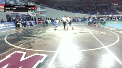 2A/1A Boys 175 Semifinal - Eli Maley, Crane Boys vs Paul Clark, Lowell Boys