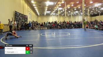 98 lbs Quarterfinal - Keegan Bassett, HS The Compound RTC vs Titus Colangelo, HS Partner Trained