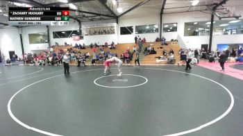 184 lbs Semifinal - Zachary Huckaby, Wabash vs Mathew Gummere, Case Western Reserve
