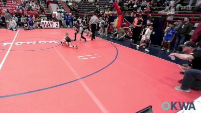 55 lbs Quarterfinal - Brantley Brown, Blackwell Wrestling Club vs Otto Vuocolo, HURRICANE WRESTLING ACADEMY