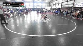132 lbs Round 3 (8 Team) - Braxton Hancey, Fremont vs Gage Allen, Richfield