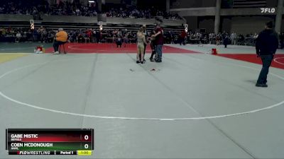 50 lbs 1st Place Match - Gabe Mistic, Bemidji vs Coen McDonough, ANML