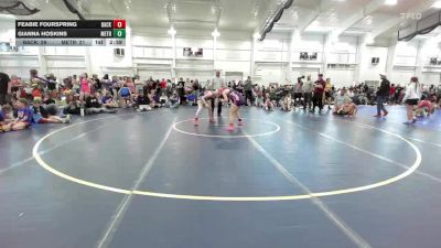 113 lbs Round Robin 2 - Feabie Fourspring, Backyard Barbies vs Gianna Hoskins, Metro All-Stars-Girls