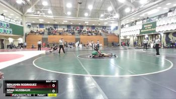 132 lbs 5th Place Match - Alistar Santos, Patrick Henry vs Derek Wall, Poway