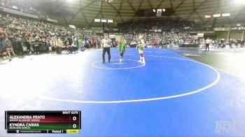 Girls 3A/4A 145 Champ. Round 2 - Alexandra Peato, Bishop Blanchet (Girls) vs Kyndra Casias, Richland (Girls)