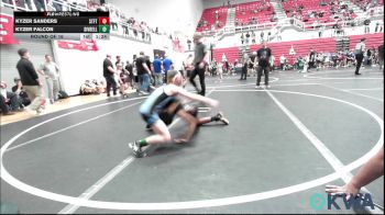 76 lbs Round Of 16 - Kyzer Sanders, Standfast vs Kyzer Falcon, Division Bell Wrestling