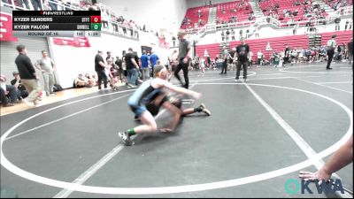 76 lbs Round Of 16 - Kyzer Sanders, Standfast vs Kyzer Falcon, Division Bell Wrestling