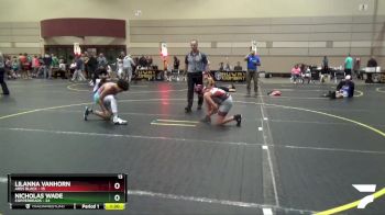 107 lbs Round 4 (6 Team) - Nicholas Wade, Copperheads vs Lilanna VanHorn, Ares Black