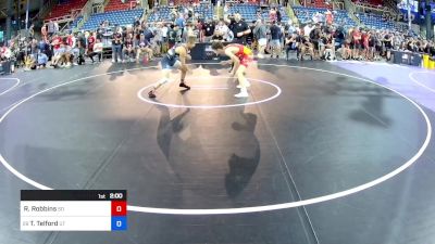 113 lbs Rnd Of 64 - Rylan Robbins, SD vs Tanner Telford, UT