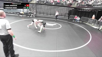 5A 138 lbs Champ. Round 1 - Taima Anderson, Spanish Fork vs Christian Higgs, Clearfield