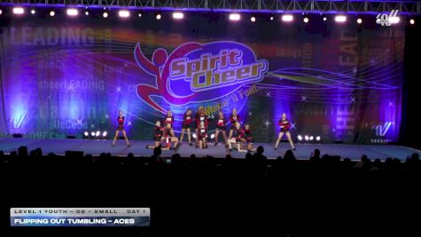 Flipping Out Tumbling - Aces [2026 L1 Youth - D2 - Small Day 1] 2026 Spirit Cheer Grand Nationals