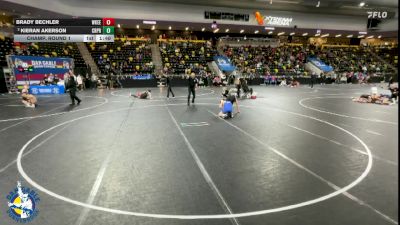 150 lbs Champ. Round 1 - Brady Bechler, Waukee vs Kieran Akerson, Creighton Preparatory School