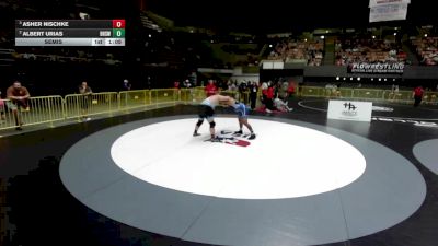 125 lbs Semis - Asher Nischke vs Albert Urias, Bakersfield High School Wrestling
