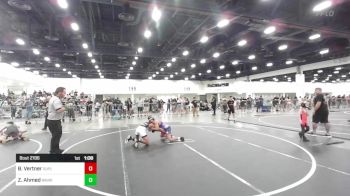 114 lbs Quarterfinal - Beniamine Vertner, Suples vs Zayd Ahmed, Warrior Trained Wrestling