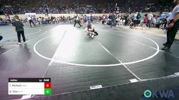 140 lbs Quarterfinal - Trayden McNatt, HURRICANE WRESTLING ACADEMY vs Breylan Diaz, Standfast