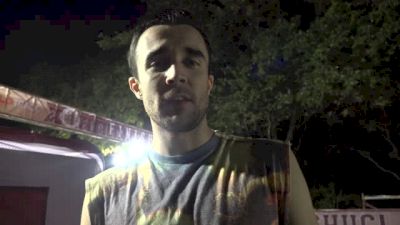 Michael Cunningham after the 2015 Beer Mile World Champs