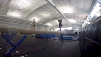 Gymnast View: GoPro Beam Skills With Mizzou's Tia Albritten
