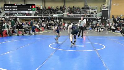 165 lbs Consi Of 16 #2 - Nathan Hicks, Bristol-Plymouth vs Kyle Mccarthy, Mt. Hope