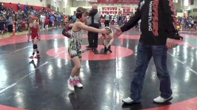 86 lbs Quarterfinal - Aj Woerpel, Team Nazar vs Jaxson Nordlie, Monticello Warriors