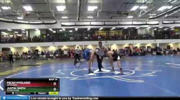157 lbs Champ. Round 1 - Micah Mydloski, Heidelberg vs Justin Smith, Alfred State
