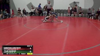 90 lbs Placement Matches (8 Team) - Tyler Quarles, Elite Ath Club WE vs Christian Corcoran, Death Squad Wrest (IN)