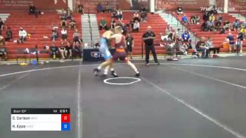 77 kg Semifinal - Cael Carlson, Gopher Wrestling Club - RTC vs Ryan Epps, Minnesota Storm