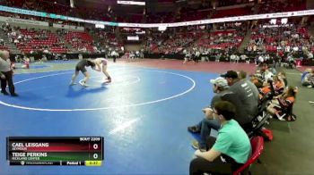 D2-215 lbs 5th Place Match - Teige Perkins, Richland Center vs Cael Leisgang, Seymour