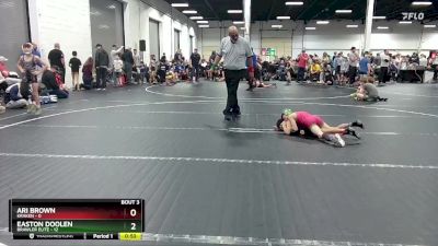 56 lbs Placement (4 Team) - Ari Brown, Kraken vs Easton Doolen, Brawler Elite