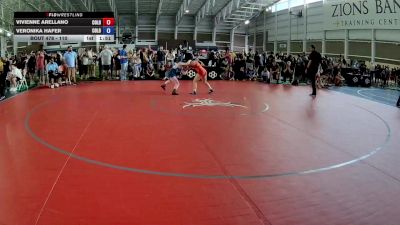 110 lbs Cons. Round 3 - Vivienne Arellano, Colorado vs Veronika Hafer, Colorado