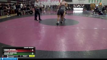 220 lbs Champ. Round 1 - Colin Woods, Cedar Rapids Jefferson vs Amari Horton, Waterloo West