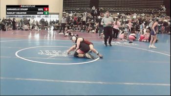 122 lbs Rr Rnd 1 - Annabelle Stamp, NewWhale Purple - Girls vs Hadley Heaster, MGW Black Widows - Girls