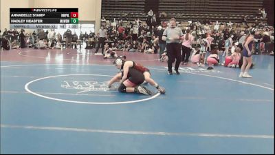 122 lbs Rr Rnd 1 - Annabelle Stamp, NewWhale Purple - Girls vs Hadley Heaster, MGW Black Widows - Girls