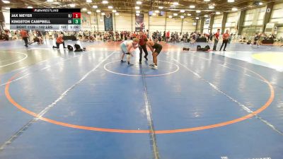 142 lbs Quarterfinal - Kingston Campbell, GA vs Jax Meyer, NJ