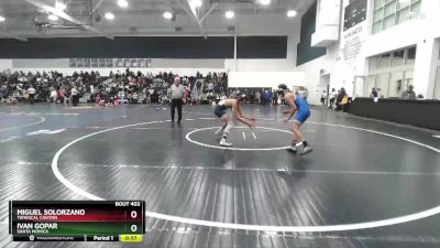 113 lbs Cons. Round 2 - Miguel Solorzano, Temescal Canyon vs Ivan Gopar, Santa Monica