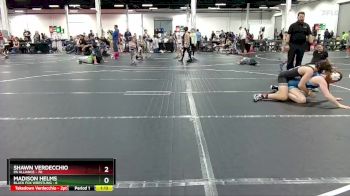130 lbs Round 5 (8 Team) - Shawn Verdecchio, PA Alliance vs Madison Helms, Black Fox Wrestling