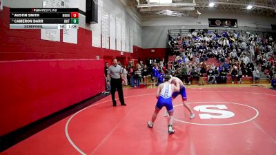 122 lbs Semifinal - Austin Smith, Mount Pleasant Area vs Cameron Darr, United
