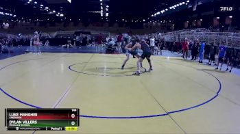 144 lbs Cons. Round 4 - Luke Manghisi, Creekside vs Dylan Villers, McCallie School