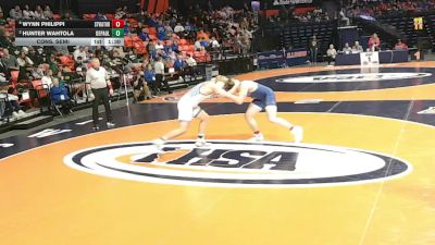 2A 285 lbs Cons. Semi - Wynn Philippi, Arlington Heights (St. Viator) vs Hunter Wahtola, Chicago (DePaul College Prep)