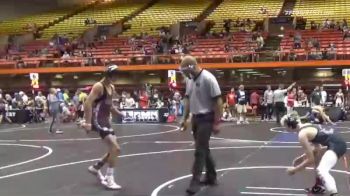 106 lbs Semifinal - Ashton Dane, Nebraska Titans vs Gatlin Taylor, Team Action WC