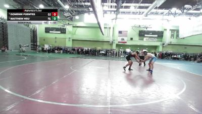 175 lbs Semifinal - Matthew Hsu, Palisades vs Domenik Fuentes, Cleveland