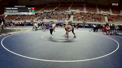 157-D4 Quarterfinal - Diego Ibarra, Santa Cruz Valley Union High School vs Kutter Beals, Pima High School