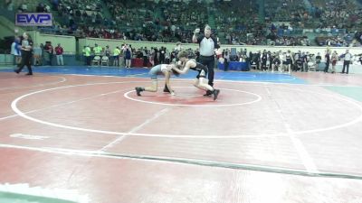 87 lbs Round Of 64 - Westin Pollock, Owasso Junior High vs Aidan McKee, Team Choctaw