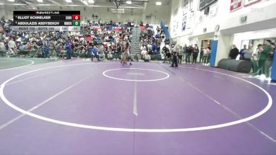 Boys 165 lbs 5th Place Match - Abdulazis Abdybekov, Westmoor Boys vs Elliot Schnelker, Serra Boys