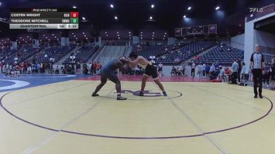 197 lbs Quarterfinal - Theodore Mitchell, Southwestern Michigan vs Costen Wright, Reinhardt University (GA)