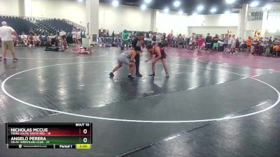 150 lbs Finals (8 Team) - Angelo Perera, Celtic Wrestling Club vs Nicholas Mccue, Terre Haute South Red