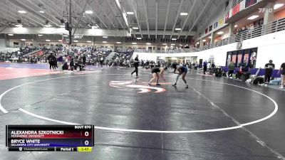 131 lbs Champ. Round 4 - Alexandra Szkotnicki, McKendree University vs Bryce White, Oklahoma City University