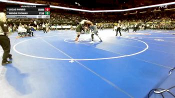285 Class 2 lbs Semifinal - Reggie Thomas, STEAM Academy vs Lucas Parris, Logan-Rogersville