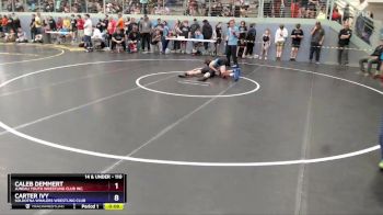 110 lbs Cons. Round 2 - Carter Ivy, Soldotna Whalers Wrestling Club vs Caleb Demmert, Juneau Youth Wrestling Club Inc.