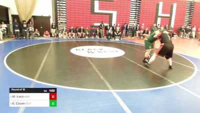 235 lbs Round Of 16 - Meaghan Irwin, North Andover vs Gianna Cycan, South Shore