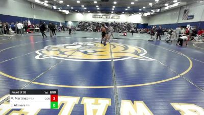 133 lbs Round Of 32 - Maxwell Martinez, Wesleyan vs John Allmers, Plymouth